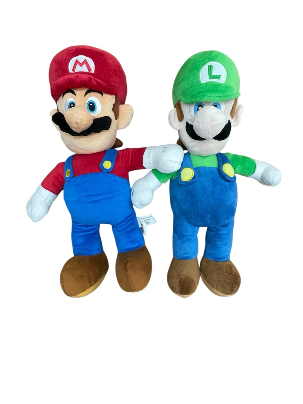 SUPER MARIO ™ Nintendo Super Mario & Luigi 20” Plush Set Large Stuffed Dolls EUC